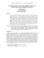 Consumer rights protection laws 