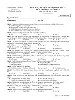 DE KIEM TRA MOT TIET - BAI SO 4 - 10 CO BAN