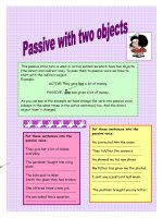 passive with two objects