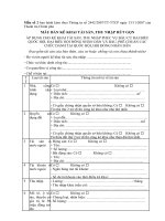 Bản kê khai tài sản, thu nhập rút gọn