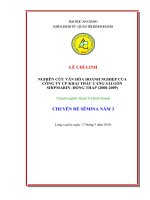 Nghiên cứu văn hóa doanh nghiệp của cty cp khai thác cảng sài gòn shipmarin tại đồng tháp 