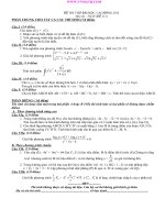                  ĐỀ THI THỬ ĐẠI HỌC, CAO ĐẲNG 2012  Môn thi : TOÁN (ĐỀ 211)