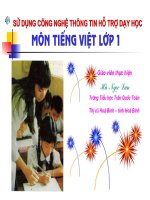 Tiếng Việt lớp 1