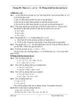 Đề cương luyện thi vào THPT chương III