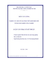 [Luận văn]nghiên cứu một số giải pháp tiết kiệm điện đối với doanh nghiệp công nghiệp 