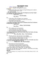 The Passive voice and exercises