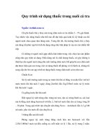 Quy trình sử dụng thuốc trong nuôi cá tra 