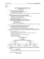 Đề cương ôn tập HK I