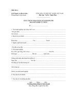 Mau giay chung nhan doanh nghiep tu nhan