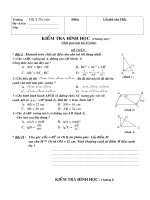 Giáo án  HH 9 (3 cột T19)