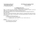 đề thi học kỳ II 10 cơ bản