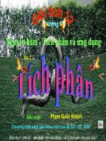 ChIII : Bài 2 : Tích phân