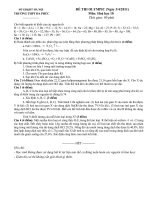 ĐỀ THI OLYMPIC (ngày 3 4 2011) môn hoá học 10 