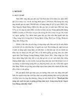 Đánh giá khả năng sản xuất của một số giống gà lông màu nuôi trong nông hộ tại huyện yên phong, tỉnh bắc ninh 