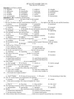 5 de thi thu TN THPT