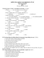 Kiểm tra định kì II lop 7