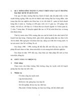 PHƯƠNG HƯỚNG TIẾP TỤC ĐỔI MỚI ĐÀO TẠO TRƯỜNG ĐẠI HỌC KINH TẾ QUỐC DÂN