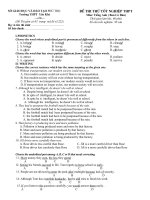 THI THU LOP 12 - 2008-2009