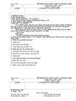 đề kiểm tra cuối học kì II