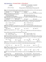 ĐỀ THI MẪU ĐHCĐ MÔN LÝ năm 2009 M05.doc