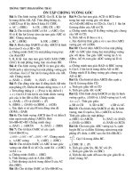 ôn tập chương vuông góc hình học 11