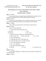 Kiểm tra chất lượng đội tuyển tháng 3/2009