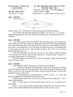 Đề chọn HSG Hóa THCS Khánh Hòa 2008-2009