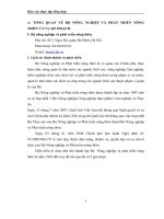  Hoạt động của Vụ Kế hoạch Bộ Nông nghiệp và Phát triển nông thôn trong 3 năm gần đây ( từ năm 2006 đến 2008).