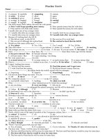 Luyen thi TN(Practice Test 6)