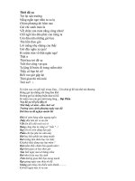 Một số bài thơ hay