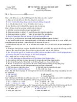 ĐỀ THI THỬ ĐH -CĐ LẦN 1