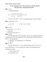 Đề và đáp án HSG toán 7 2008- 2009