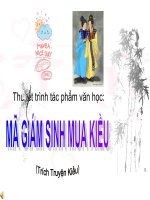 Ma Giam Sinh mua Kieu