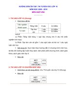 Hướng dẫn ôn tập thi tuyển sinh lớp 10 môn ngữ Văn