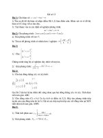 Đề ôn thi ĐH 13