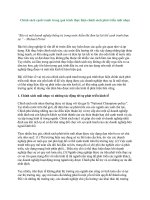 Chính sách cạnh tranh trong quá trình thực hiện chính sách phát triển mũi nhọn