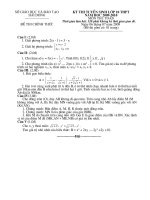 Đề thi toán vào 10(09-10) Tỉnh Hải Dương