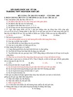 Đề tham khảo thi TN12 môn sinh (7)