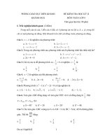 ĐỀ KIỂM TRA HỌC KỲ II MÔN TOÁN LỚP 8 PHÒNG GIÁO DỤC DIÊN KHÁNH KHÁNH HOÀ