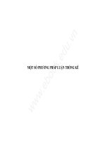 PHƯƠNG PHÁP LUẬN THỐNG KÊ