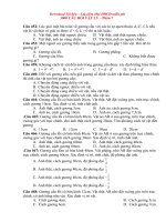 1000 câu hỏi trac nghiem VL ôn thi vào ĐHCĐ Phần 7.doc