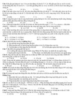 đề luyện thi đại học cực hay