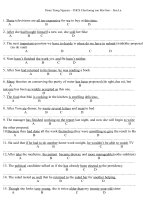 Bài tập về sửa lỗi từ