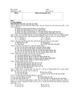 KIEM TRA VL 8 45p BÀI SỐ 1