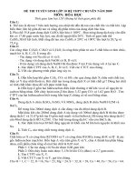 Đề 10 Chuyên Hóa THPT ĐHSP HN 2009-2010