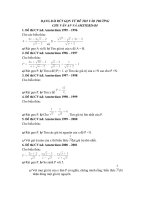 Các dạng bải tập rút gọn