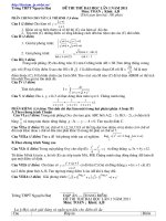 Trường THPT Nguyễn Huệ  đề thi thử đại học lần 1 năm 2011  Môn: TOáN ;  Khối: A,B  