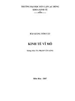 Bài giảng kinh tế vĩ mô 