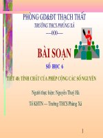 Tiết 48 Số học