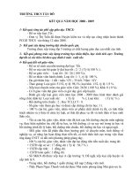 Kết quả năm học 2008 - 2009